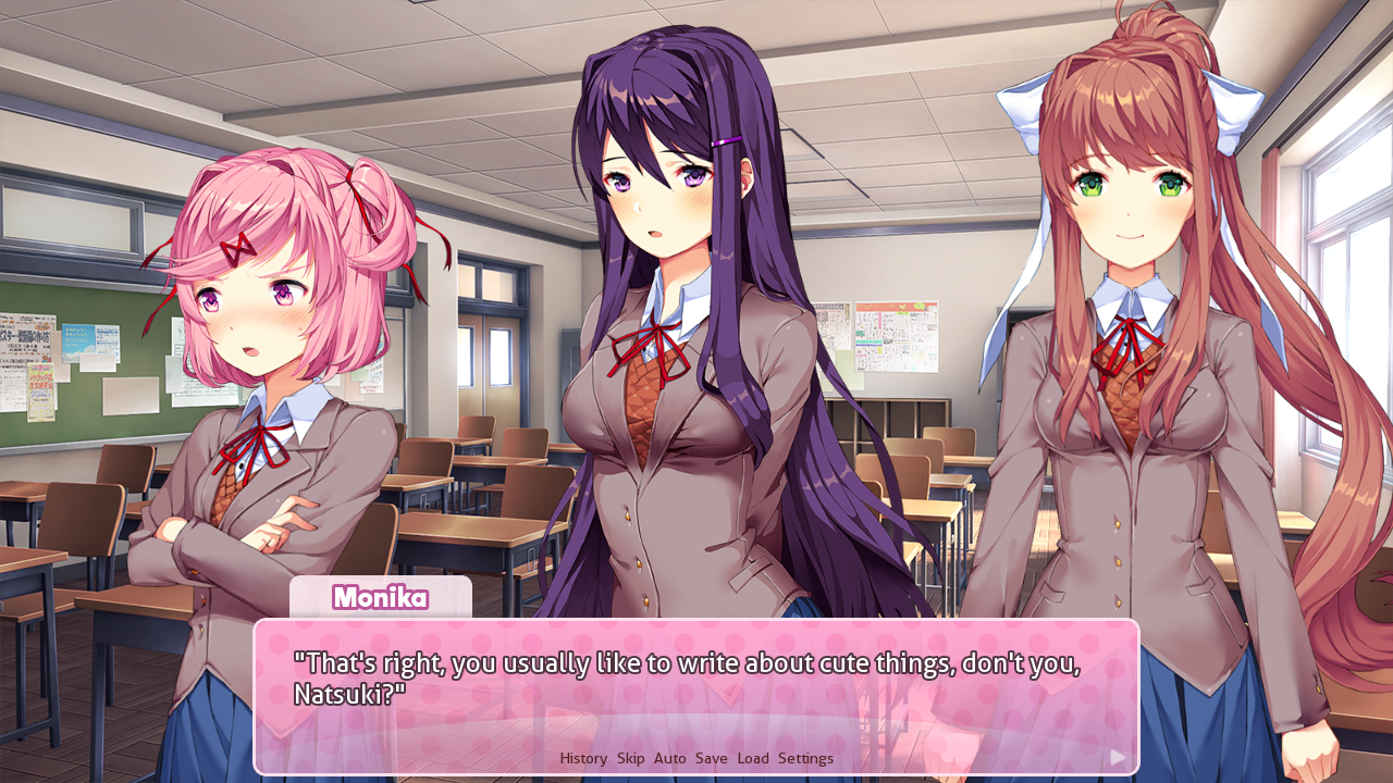 Doki Doki Literature Club! Yuri Chibi Game, Doki doki literature